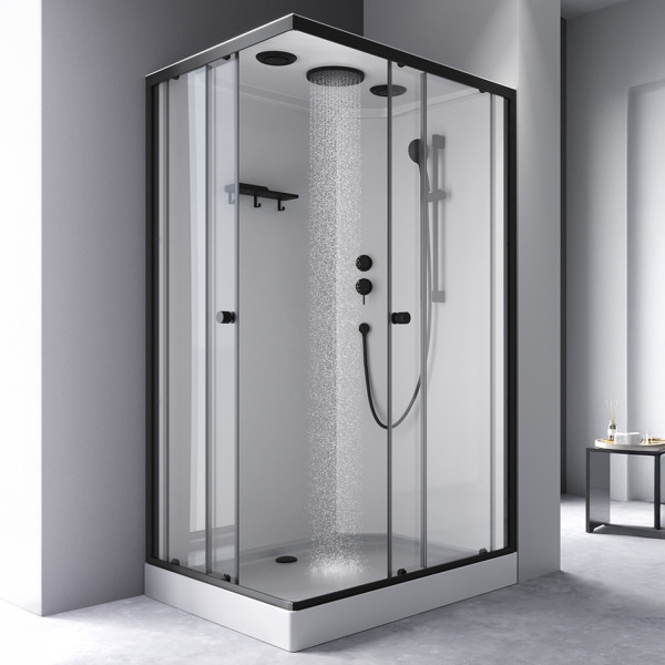 Душевая кабина, прямоугольная, 120x90 см, без гидромассажа. Фото 2