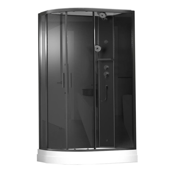 Душевая кабина Timo Premium ILMA Black ILMA902RB, 120x80x222. Фото 1