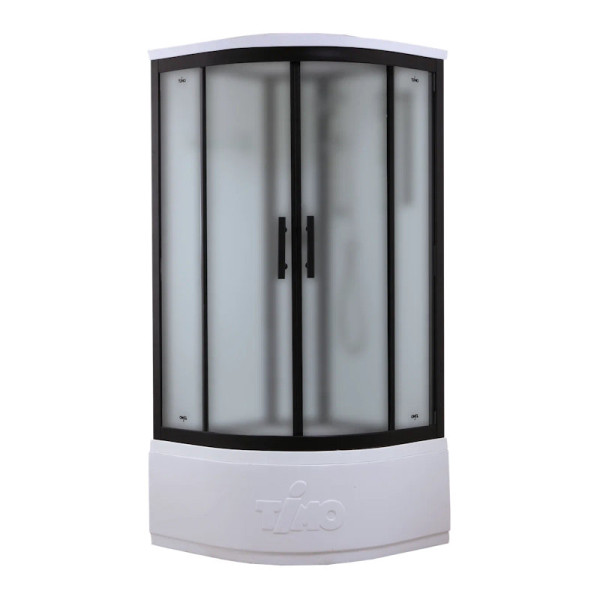 Душевая кабина Timo Standart Black Fabric T-6690BF, 90x90x220. Фото 1