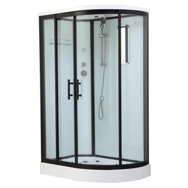 Душевая кабина Timo Standart Black T-6602BL, 120x85x220. Фото 1