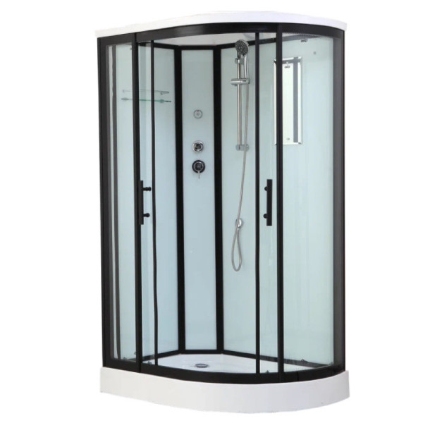 Душевая кабина Timo Standart Black T-6602BL, 120x85x220. Фото 3