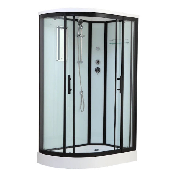 Душевая кабина Timo Standart Black T-6602BR, 120x85x220. Фото 3