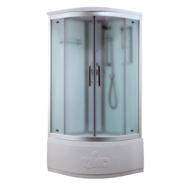 Душевая кабина Timo Standart Silver Fabric T-6600SF, 100x100x220. Фото 3