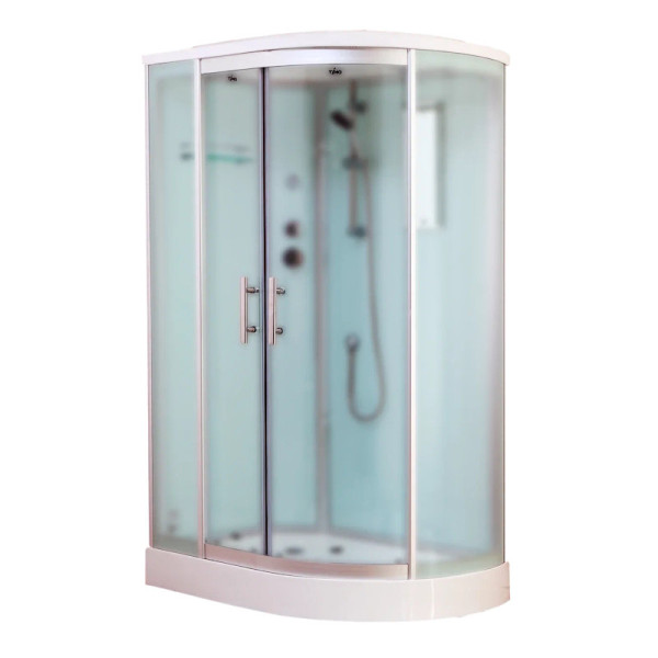 Душевая кабина Timo Standart Silver Fabric T-6602SLF, 120x85x220. Фото 1