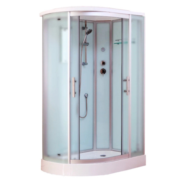 Душевая кабина Timo Standart Silver Fabric T-6602SRF, 120x85x220. Фото 3