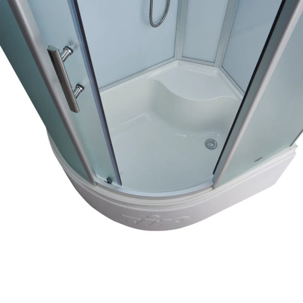 Душевая кабина Timo Standart Silver Fabric T-6610SR, 110x85x220. Фото 4