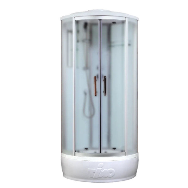 Душевая кабина Timo Standart Silver Fabric T-6680SF, 80x80x220. Фото 3