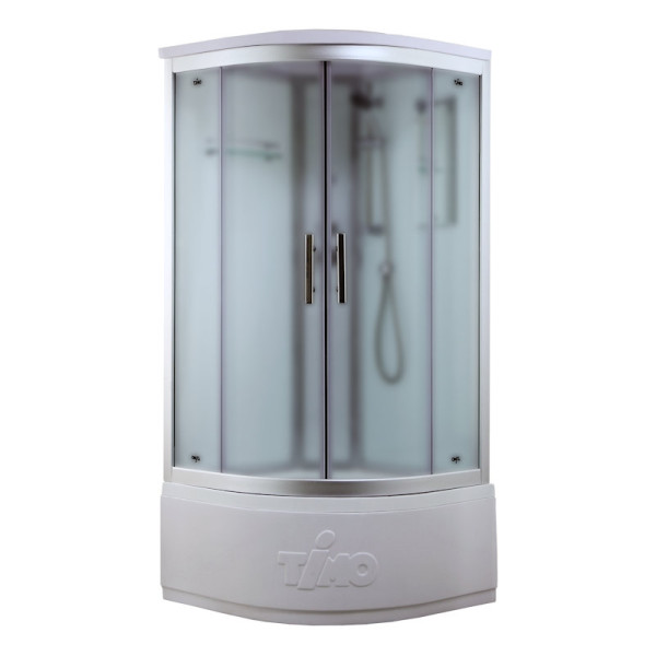 Душевая кабина Timo Standart Silver Fabric T-6690SF, 90x90x220. Фото 3
