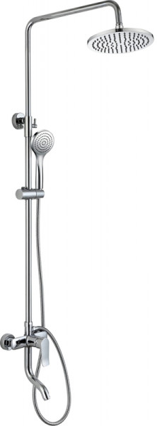 Душевая колонна Bravat EMERALDA со смесителем, хром (F6337371CP-A-RUS). Фото 1