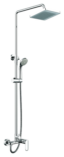 Душевая колонна Bravat OPAL со смесителем для душа, хром (F9125183CP-A-RUS). Фото 1