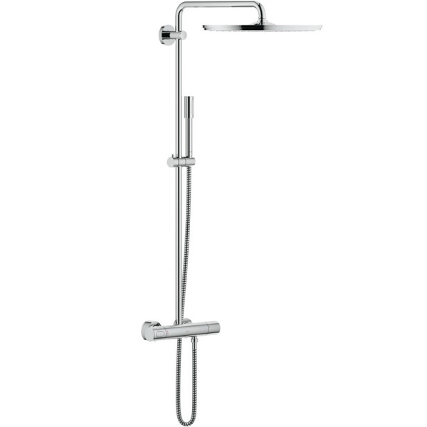 Душевая колонна Grohe Rainshower 400 с термостатическим смесителем, хром (27174001). Фото 1