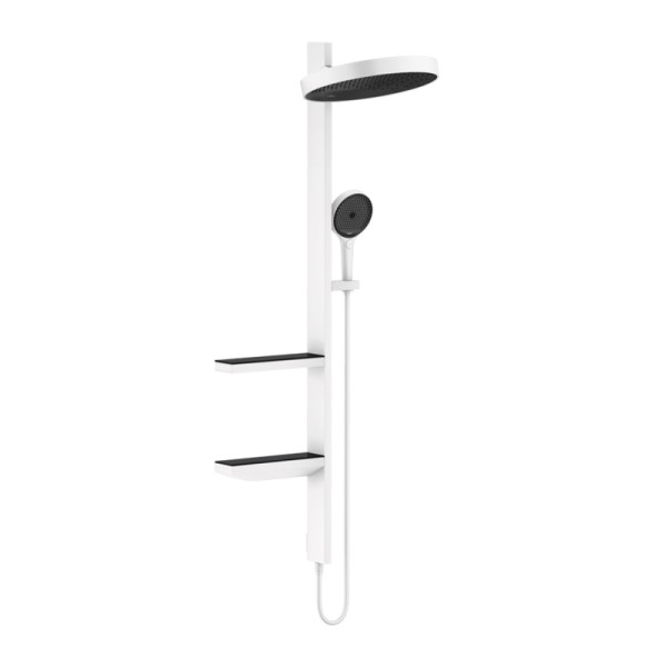 Душевая колонна Hansgrohe Rainfinity Showerpipe 360, скрытый монтаж, белый матовый (26842700). Фото 1