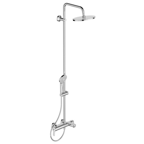 Душевая колонна Ideal Standard IdealRain Eco SL с настенным смесителем для ванны/душа Connect (B2267AA). Фото 1