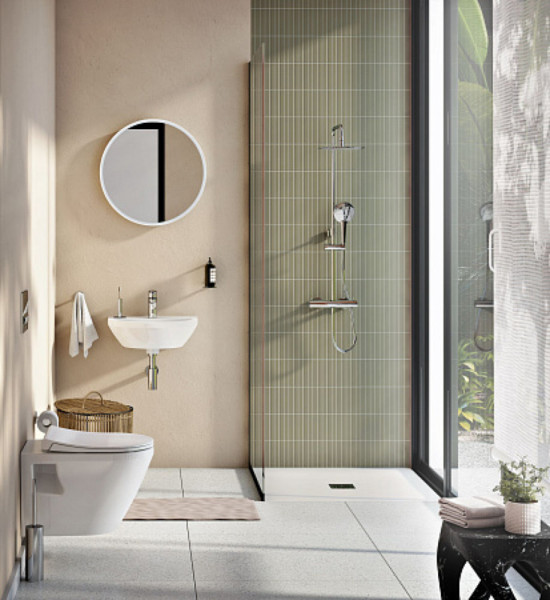 Душевая колонна Vitra Aquaheat A47201EXP Хром. Фото 2