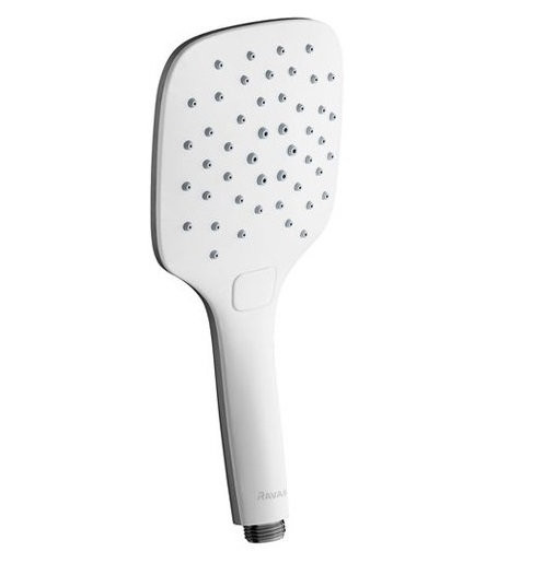 Душевая лейка Air 3 функции диаметр 120 мм 958.10 белая. Фото 1