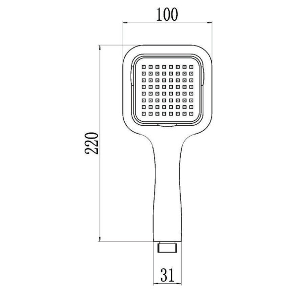Душевая лейка Savol S-OP1017, хром. Фото 2