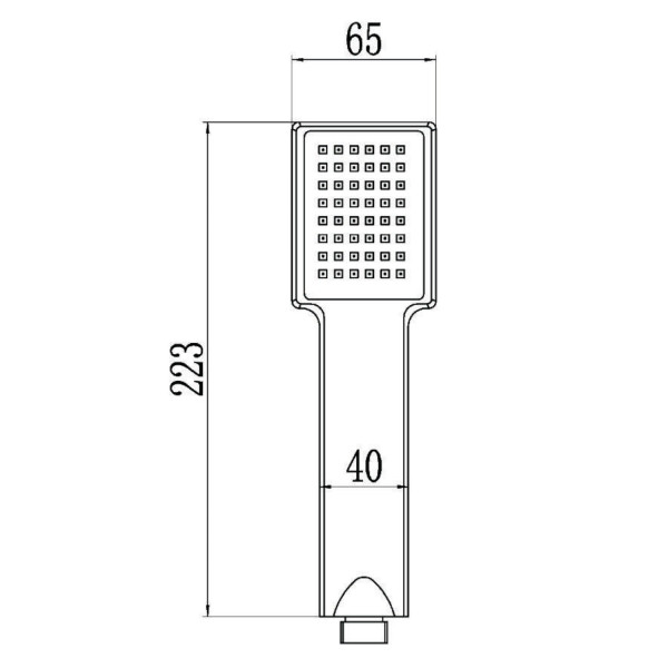 Душевая лейка Savol S-OP1179, хром. Фото 2