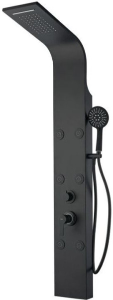 Душевая панель Galaxy Black с гидромассажем. Фото 1