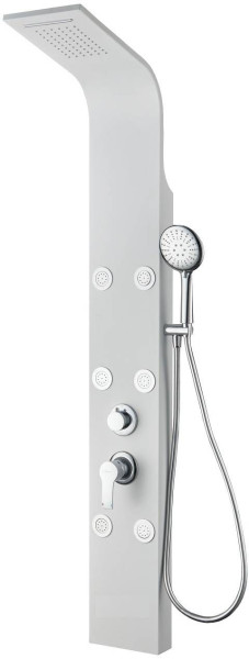 Душевая панель Galaxy White с гидромассажем. Фото 1