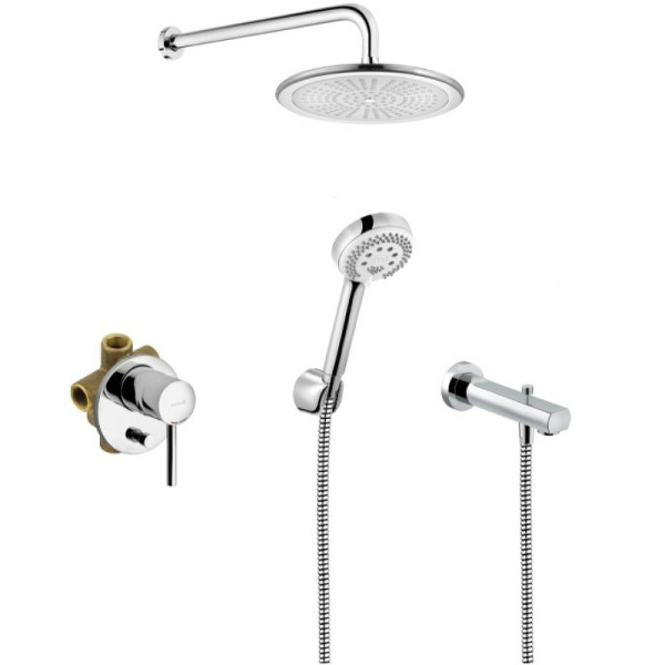 Душевая система 7в1 Kludi Bozz хром (386310576). Фото 1