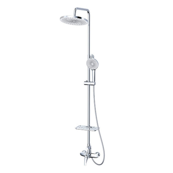 Душевая система AWP Agura S0760C с тропическим душем без излива, хром. Фото 1