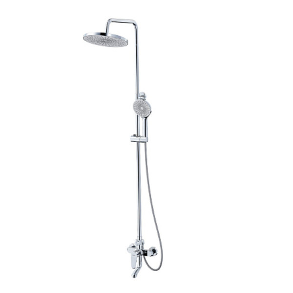 Душевая система AWP Piros S0362C с тропическим душем и поворотным изливом, хром. Фото 1