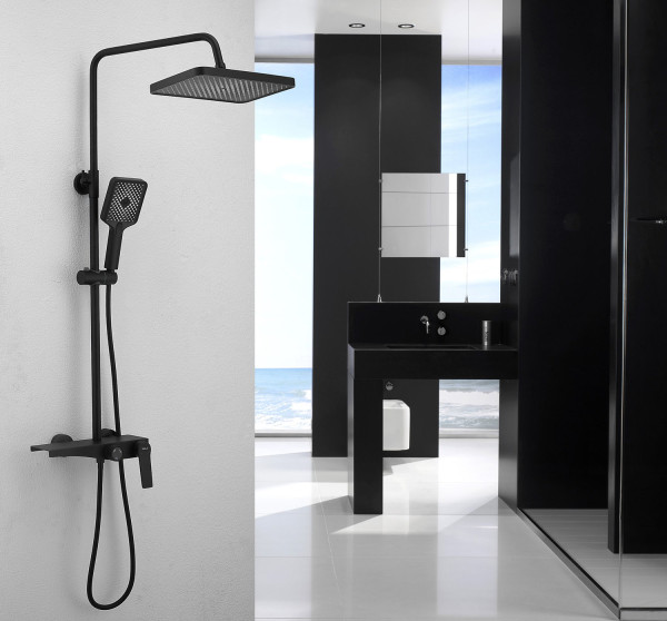 Душевая система BELZ B24572-7, черный. Фото 3