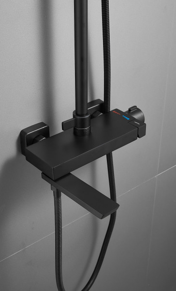 Душевая система BELZ B24672-7, черный. Фото 4