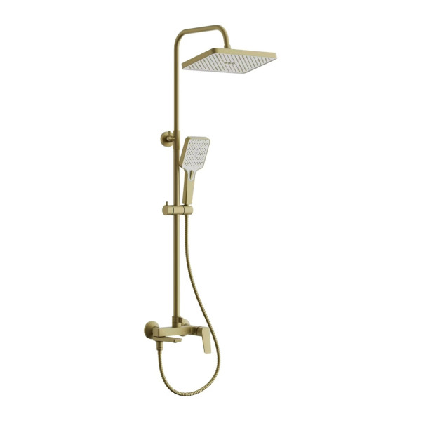 Душевая система BELZ B24715-5, брашированное золото. Фото 1
