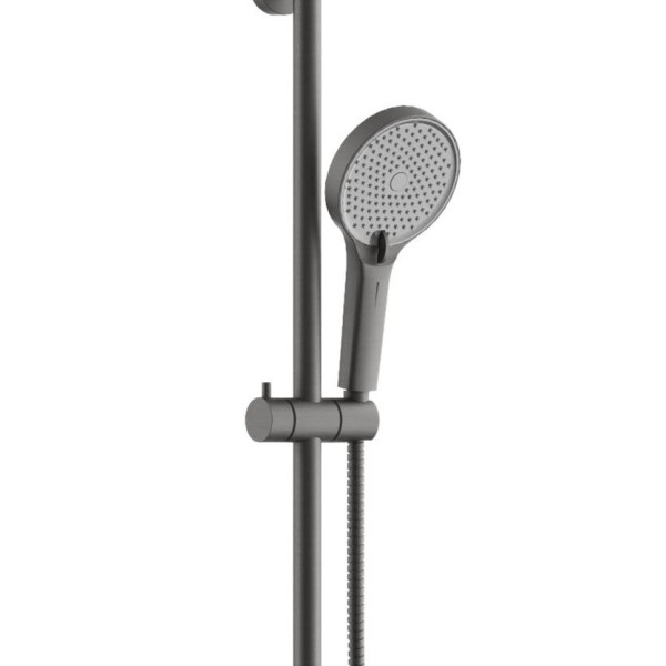 Душевая система BELZ B24813-3, оружейная сталь. Фото 4