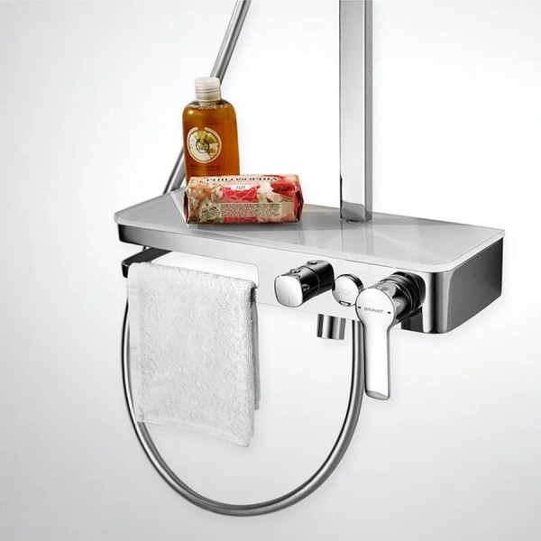 Душевая система Bravat Meissen F6277312CP-A-ENG, хром. Фото 4