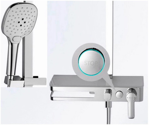 Душевая система Bravat Meissen F6277312CP-A-ENG, хром. Фото 6