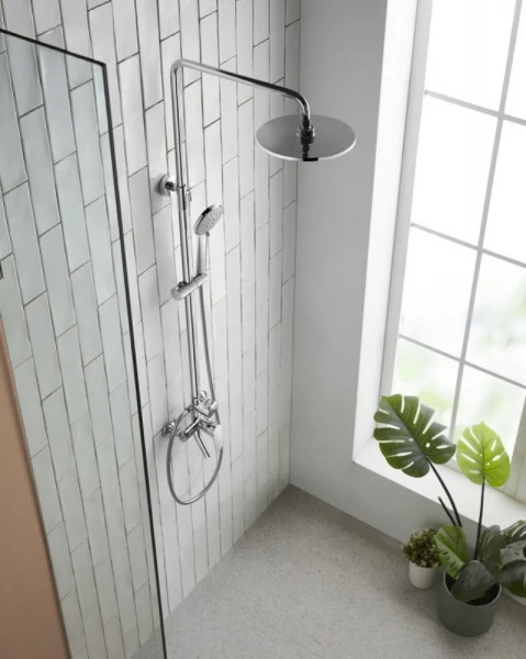 Душевая система Bravat Rhein F6429564CP-A-ENG, хром. Фото 6