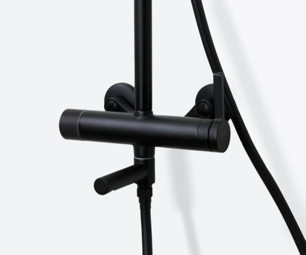 Душевая система Bronze de Luxe AVANTGARDE 2039H, черный. Фото 4