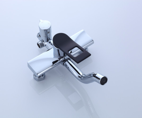 Душевая система Bronze de Luxe Element EL77/1CB, хром/черный. Фото 5