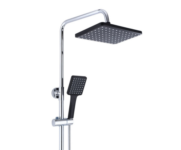 Душевая система Bronze de Luxe Element EL77/1CB, хром/черный. Фото 7