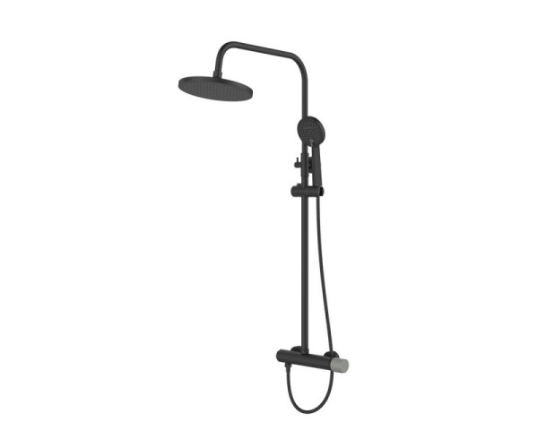 Душевая система Bronze de Luxe FOCUS 24612BG, черный. Фото 1
