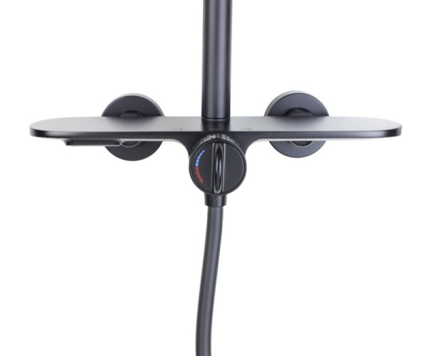 Душевая система Bronze de Luxe ICON 80112CB, черный. Фото 4