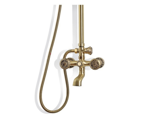 Душевая система Bronze de Luxe ROYAL 10121F, бронза. Фото 7