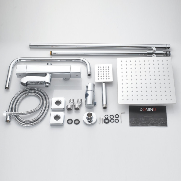 Душевая система c термостатом Shevanik S3096, хром. Фото 3