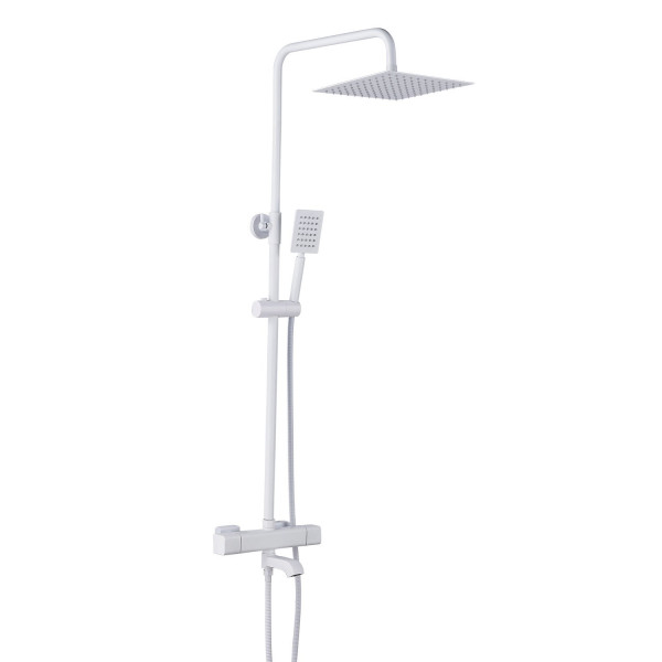 Душевая система c термостатом Shevanik S3096C, белый. Фото 1