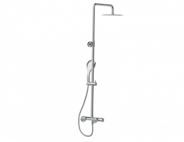 Душевая система Cersanit BRASKO (стойка) 3 режима шланг 150 металл. Фото 2