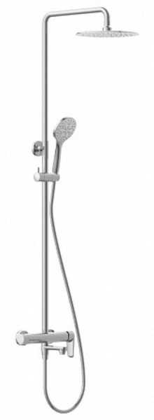 Душевая система Cersanit MODUO (смеситель стандартный) с изливом 5 режимов шланг 150 металл. Фото 1
