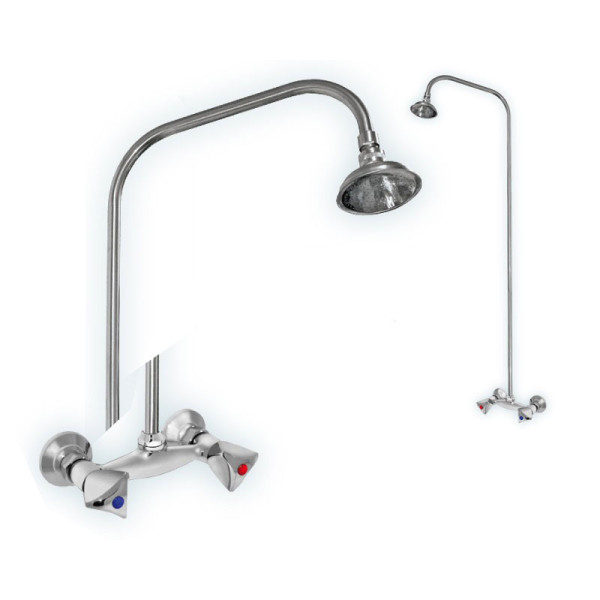 Душевая система ЦС-СМ 293-1/1 лит.корп. Хр.Пл.Мах, резин, с душевой стойкой. Фото 1