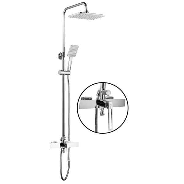 Душевая система FASHUN A2457, хром. Фото 1