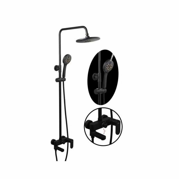 Душевая система FASHUN A2482-7, черный. Фото 1