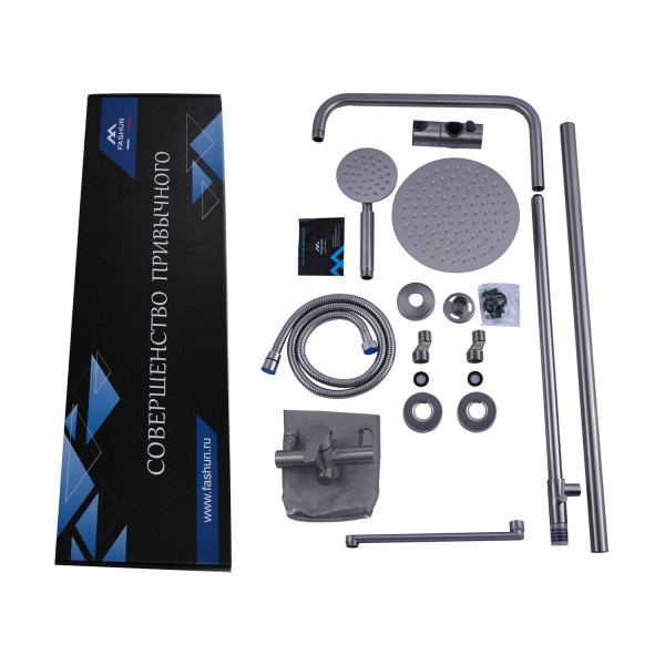 Душевая система FASHUN A52401C, сатин. Фото 3