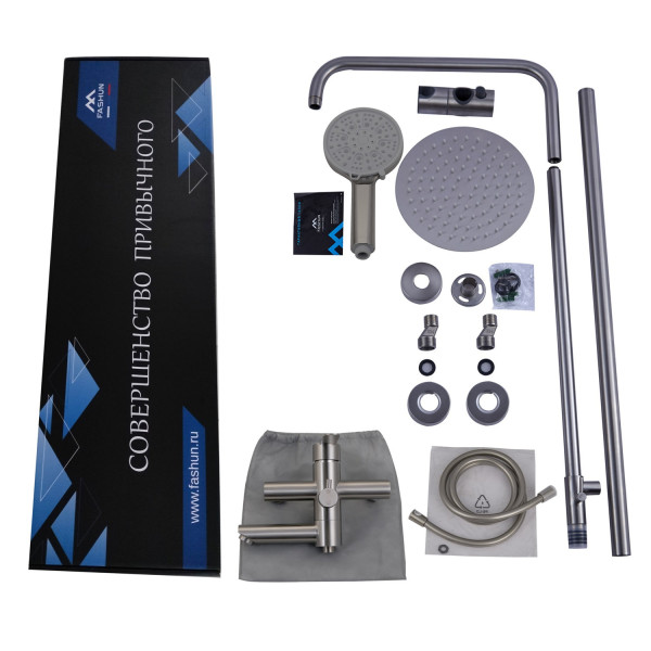 Душевая система FASHUN A52401N-1, сатин. Фото 3