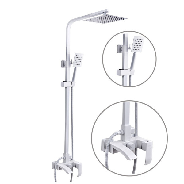 Душевая система FASHUN A52418-8, белый. Фото 1