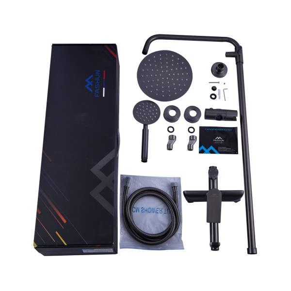 Душевая система FASHUN A52419-17, графит. Фото 3